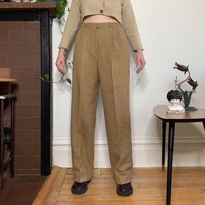 Vintage 1960s/1970s Pendleton Pleated Camel Pants